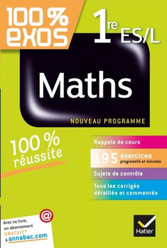 Maths 1re ES/L- Exercices résolus