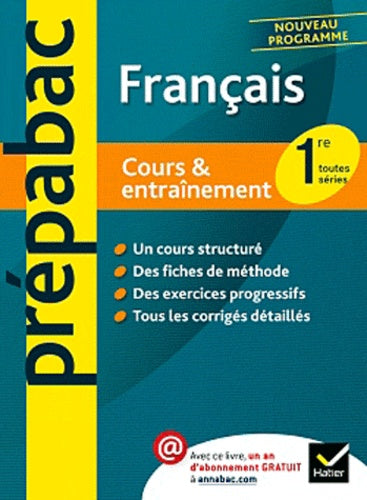 Français 1re - Prépabac Cours & entraînement