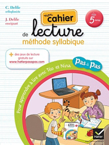 Mon cahier de lecture, méthode syllabique