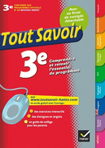 Tout savoir 3e
