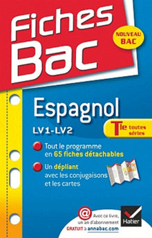 Espagnol LV1-LV2 Tle toutes séries