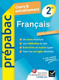 Français 2de - Prépabac Cours & entraînement