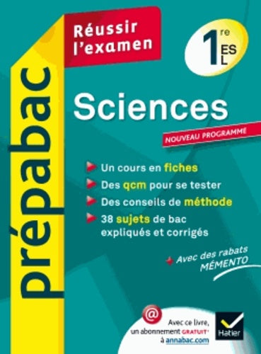 Sciences 1e ES, L