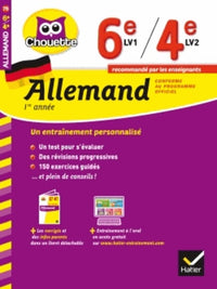 Allemand 1re année 6e LV1 /4e LV2: cahier de révision et d'entraînement