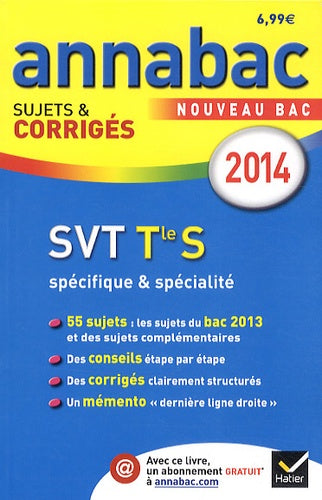 SVT Tle S spécifique et spécialité: Sujets et corrigés
