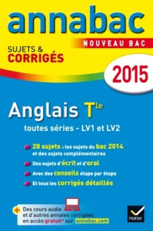 Annales Annabac 2015 Anglais Tle LV1 et LV2