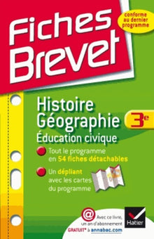 Histoire Géographie Education civique 3e