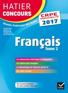 Français: Tome 2, Epreuve écrite d'admissibilité