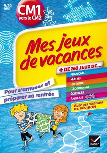 Mes jeux de vacances du CM1 vers le CM2