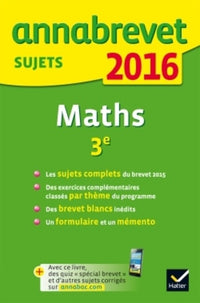 Mathématiques: Sujets