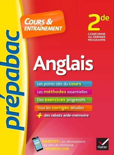 Anglais 2de - Prépabac Cours & entraînement
