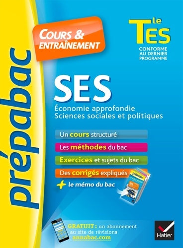 SES Tle ES spécifique & spécialité - Prépabac Cours & entraînement