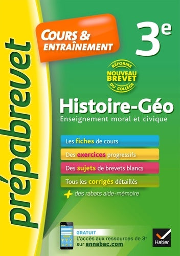 Histoire-Géographie EMC 3e Nouveau brevet