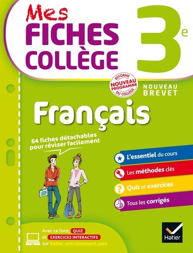 Mes fiches collège français 3e