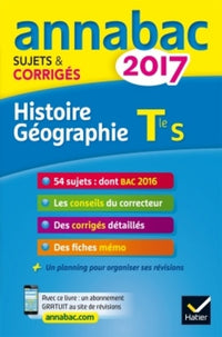Annales Annabac 2017 Histoire-Géographie Tle S
