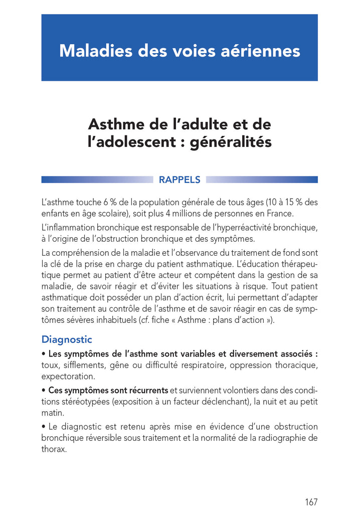 Ordonnances en pneumologie 2025