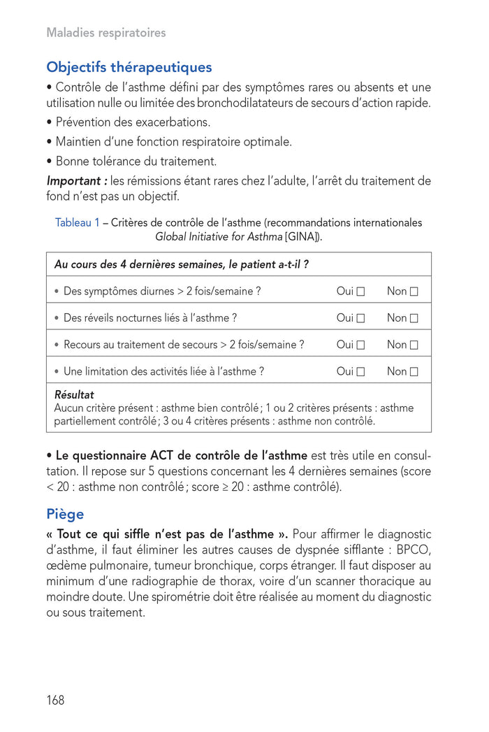 Ordonnances en pneumologie 2025