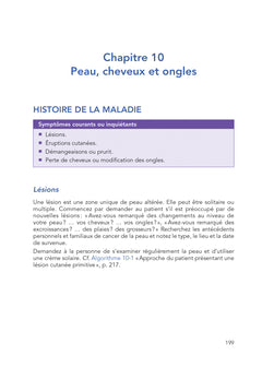 Bates : examen physique et interrogatoire du patient