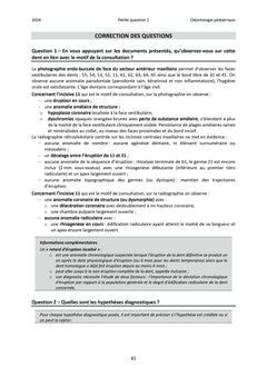 Annales corrigées de l'internat en odontologie 2023-2025