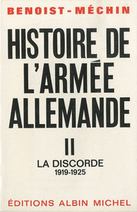 Histoire de l'armée allemande - tome 2