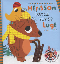 Hérisson fonce sur sa luge