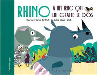 Rhino a un truc qui lui gratte le dos