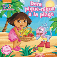 Dora pique-nique à la plage