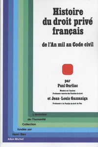 Histoire du droit privé français