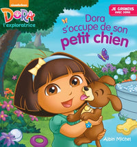 Dora s'occupe de son petit chien