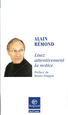 Lisez attentivement la notice