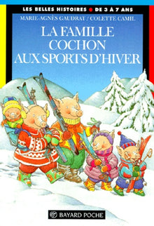 La famille cochon aux sports d'hiver