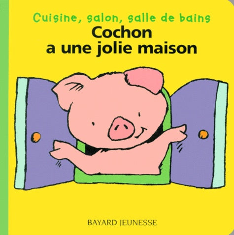 Cuisine, salon, salle de bains : Cochon a une jolie maison