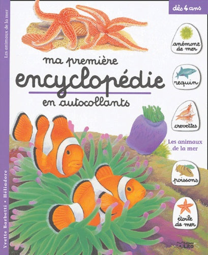Ma première encyclopédie en autocollants : Les animaux de la mer