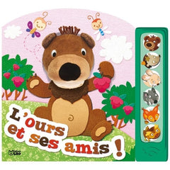 Mon Livre-Marionnette Sonore : l'Ours et Ses Amis ! - 3 ans et +
