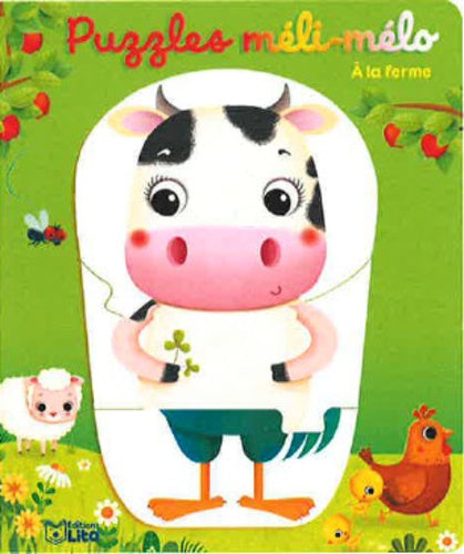 Mes puzzles méli-mélo rigolos : A la ferme