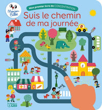 Mon premier livre de concentration: Suis le chemin de ma journée - Dès 2 ans