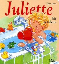 Mini Juliette fait sa toilette