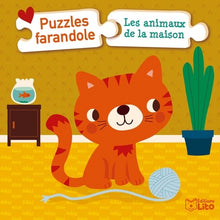 Puzzles farandole - Les animaux de la maison