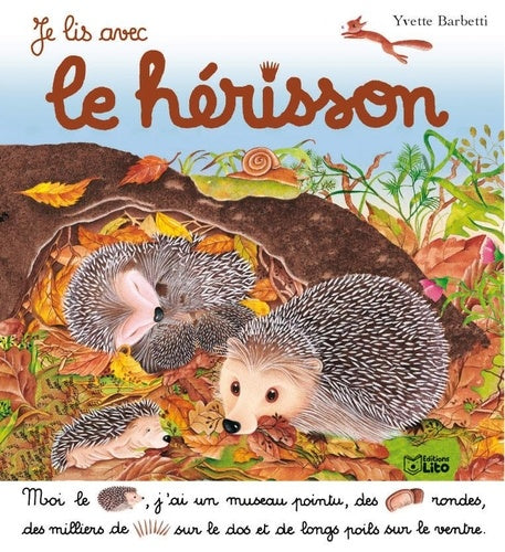Je lis avec le hérisson