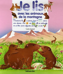 Je lis avec les animaux de la montagne