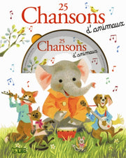 LIVRE CD 25 CHANSONS ANIMAUX