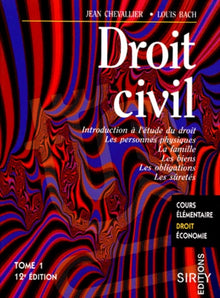 Droit civil - Tome 1