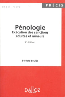 Pénologie, 2e édition