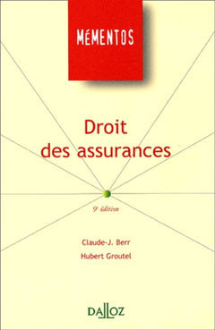 Droit des assurances.: 9ème édition
