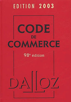 Code de commerce 2003, 98e édition