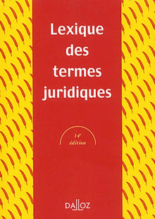 Lexique des termes juridiques