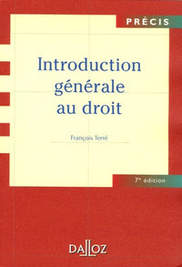 Introduction générale au droit