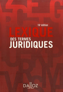 Lexique des termes juridiques