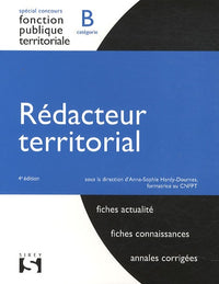 Rédacteur territorial: Fonction publique territoriale catégorie B