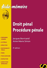 Droit pénal, Procédure pénale